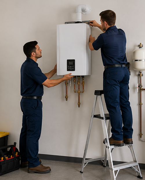 Tankless installation